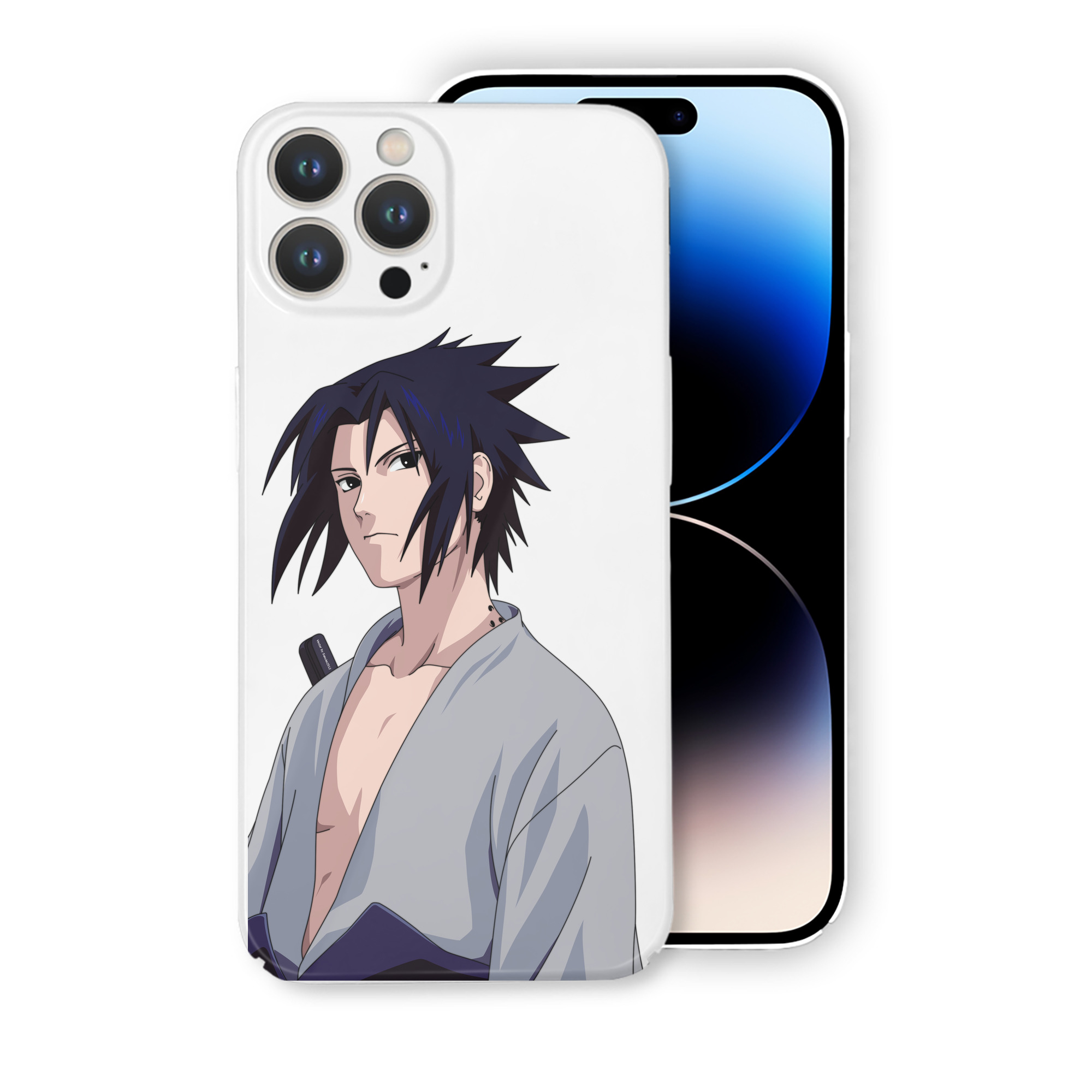 （画像用） NARUTO -ナルト- うちは サスケ Uchiha Sasuke 【iPhone 14シリーズ対応】ハードケース
